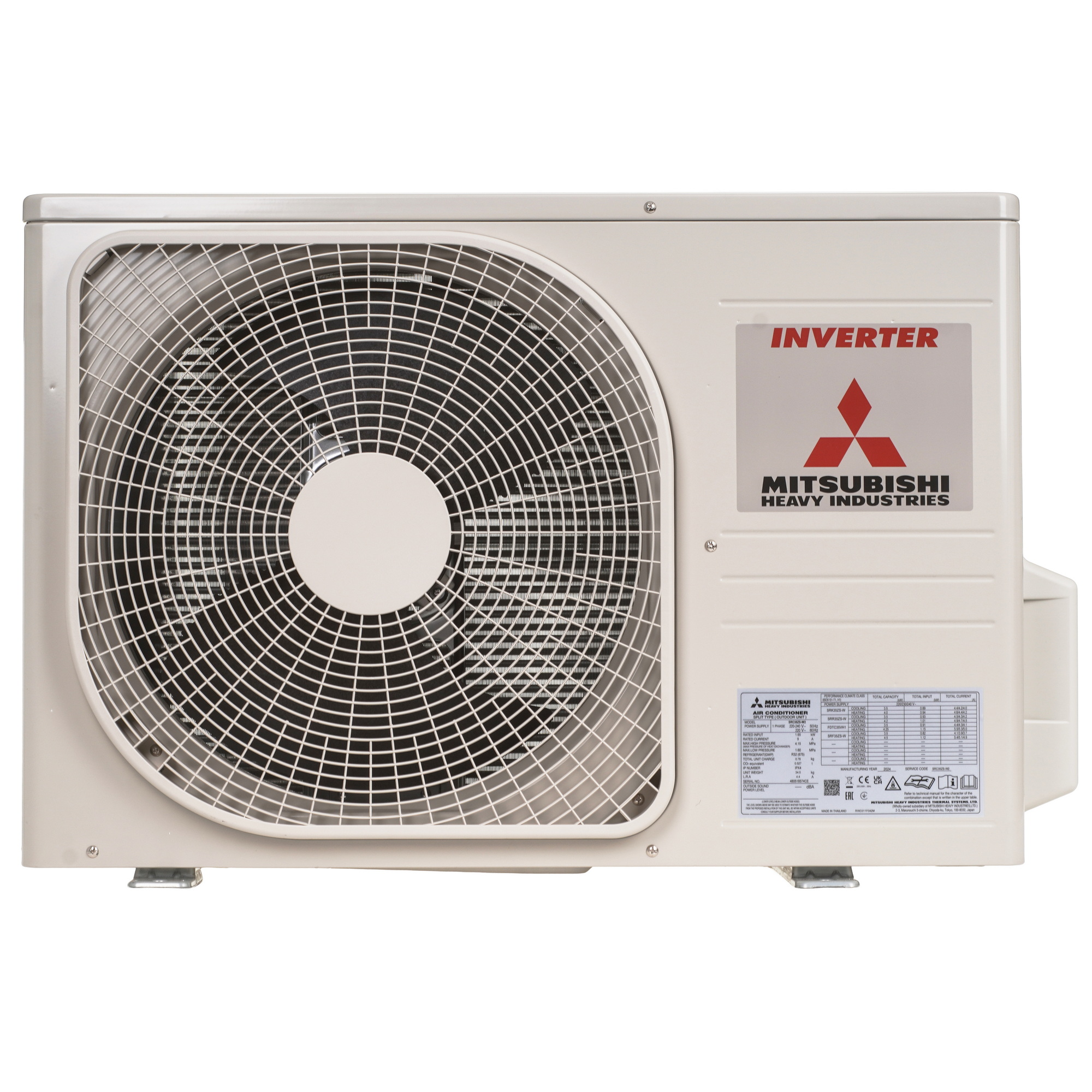 9240148 Кондиционер настенный сплит-система Mitsubishi Heavy Industries SRK35ZS-W/SRC35ZS-W белый STDN-0111326 - Вид №4