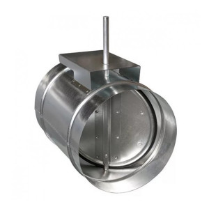 Дроссель-клапан для круглых воздуховодов ДРП/ЭЛ400 D400 мм оцинкованный металл ORE