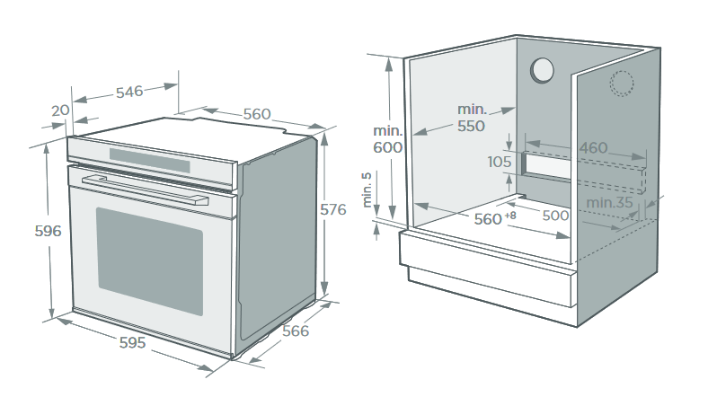 9104426 Электрический духовой шкаф AKPO PEA 7213 TDH BL черный STDN-0063324 - Вид №7