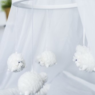 Мобиль на кроватку "Овечки" ELLIPSE  351688 Белый Santreyd  - Вид №1