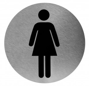 PS0002CS Знак женского туалета mediclinics