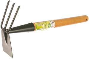 15608148 Мотыга-рыхлитель с деревянной ручкой 421517 Grinda