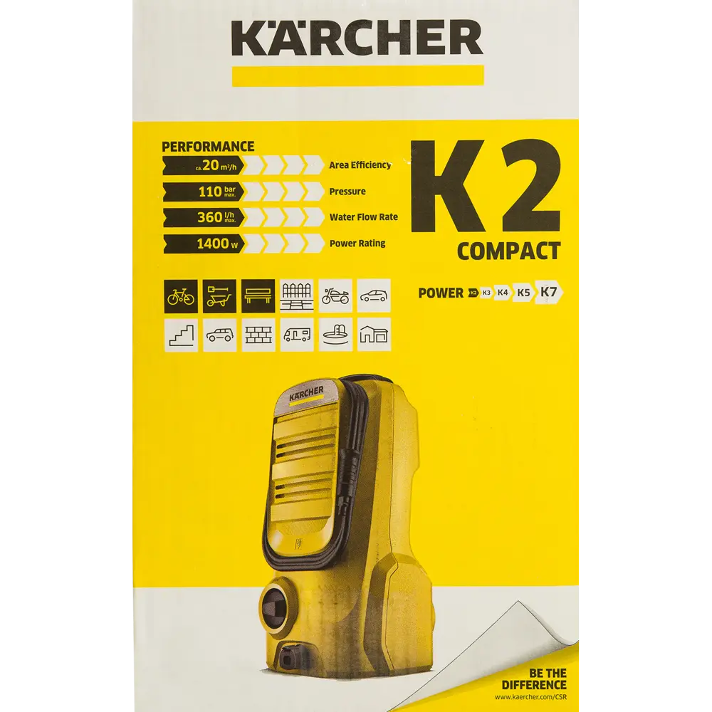 Мойка высокого давления Karcher K2 Compact, 110 бар, 360 л/ч STLM-2194775 - Вид №11