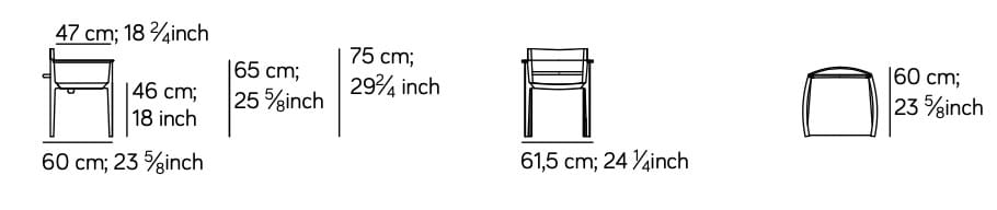 Стул из кожи и дерева Amura Stilt ARCH-00067343 - Вид №21