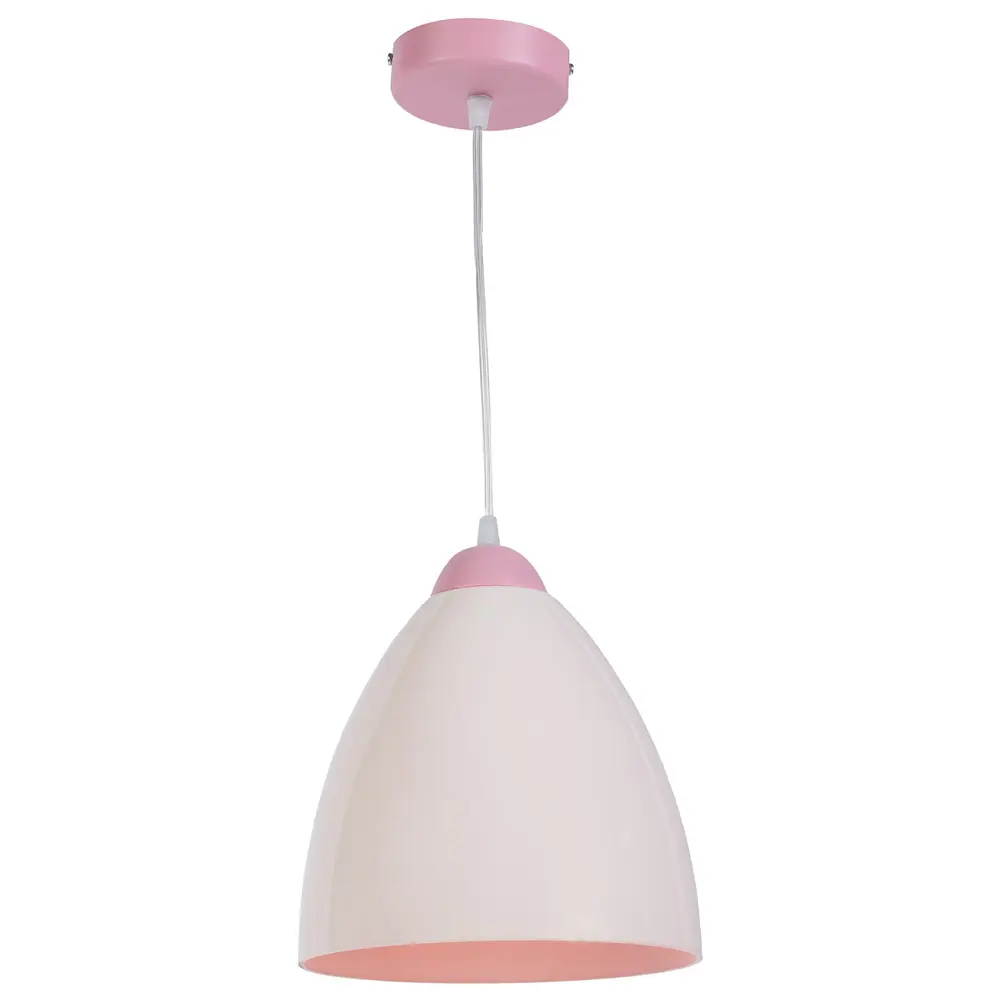 Подвес Сканди дуэт 1х60 Вт цвет белый/розовый ЗАВОД ЭЛЕТЕХ STLM-2052517