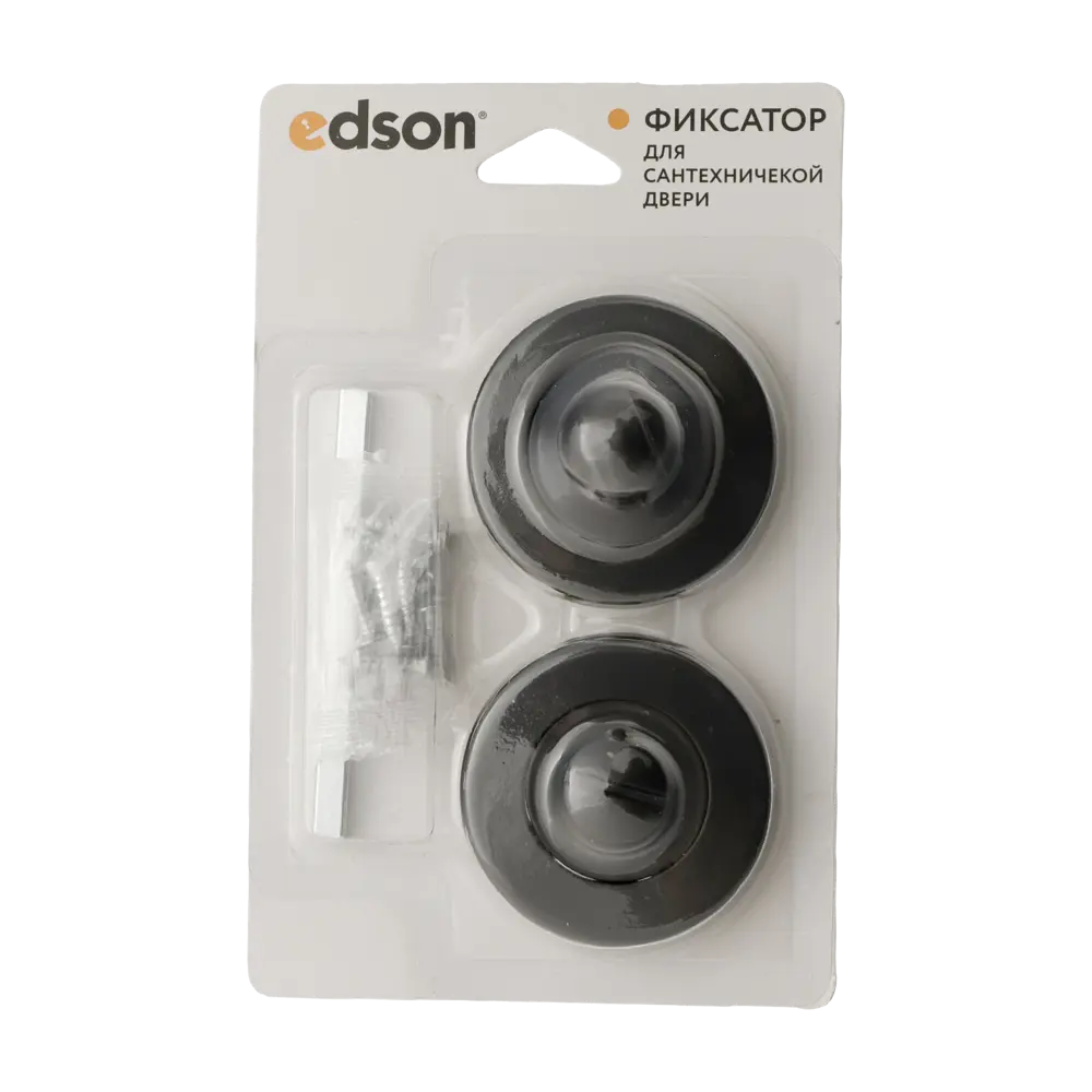 Завертка дверная Edson EDS-WC-R0 нержавеющая сталь цвет черный STLM-2110208 - Вид №2