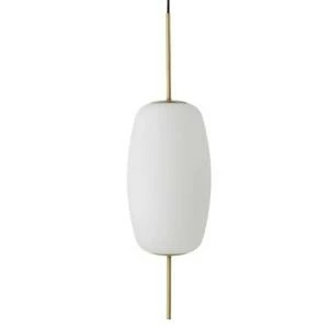 157801184001 Лампа подвесная silk, 78хD22 см, белое опаловое стекло Frandsen