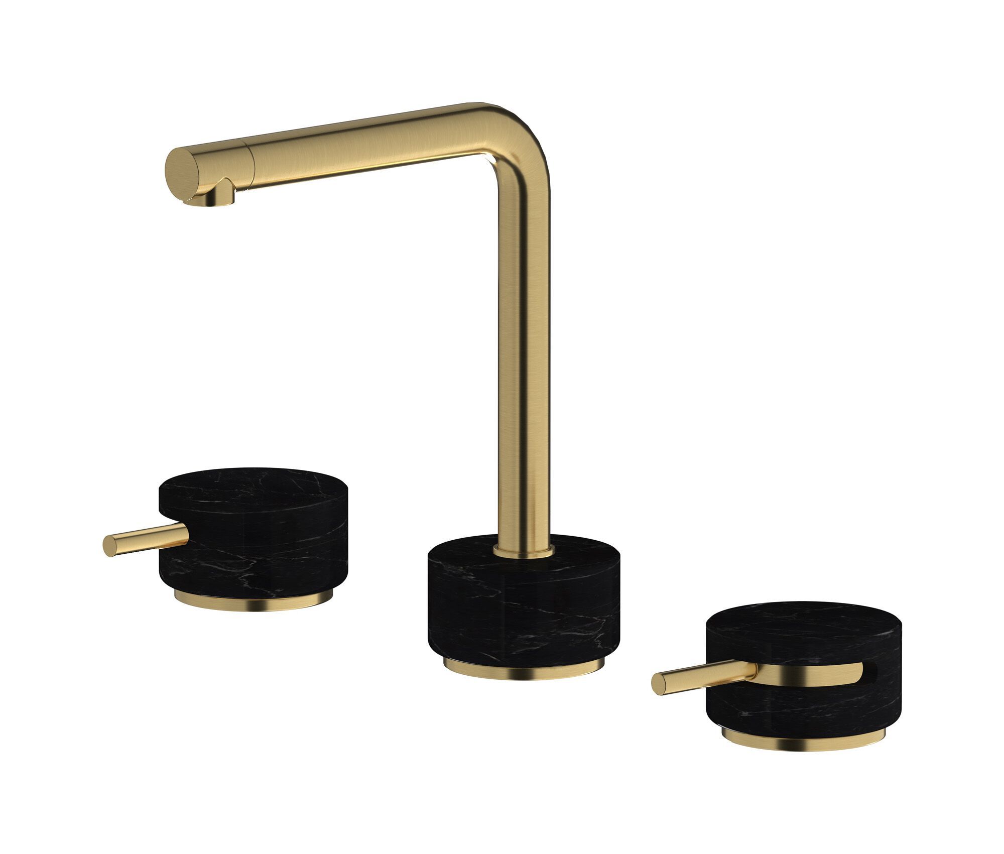 Смеситель для раковины с 3 отверстиями для мраморной столешницы IB мрамор + мрамор Elle ARCH-00055279 - Вид №13