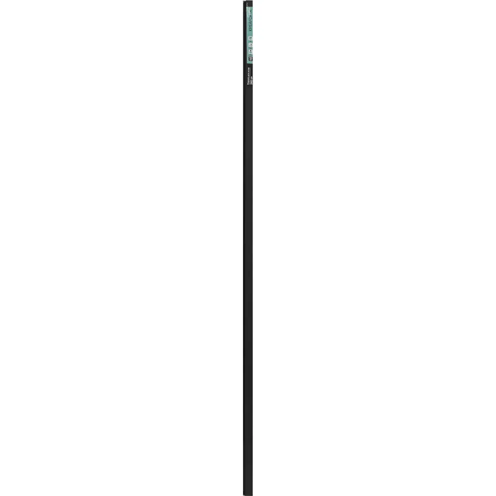 Шинный карниз однорядный KREAFORTA Pro 240 см алюминий цвет черный комплект STLM-2165702 - Вид №6