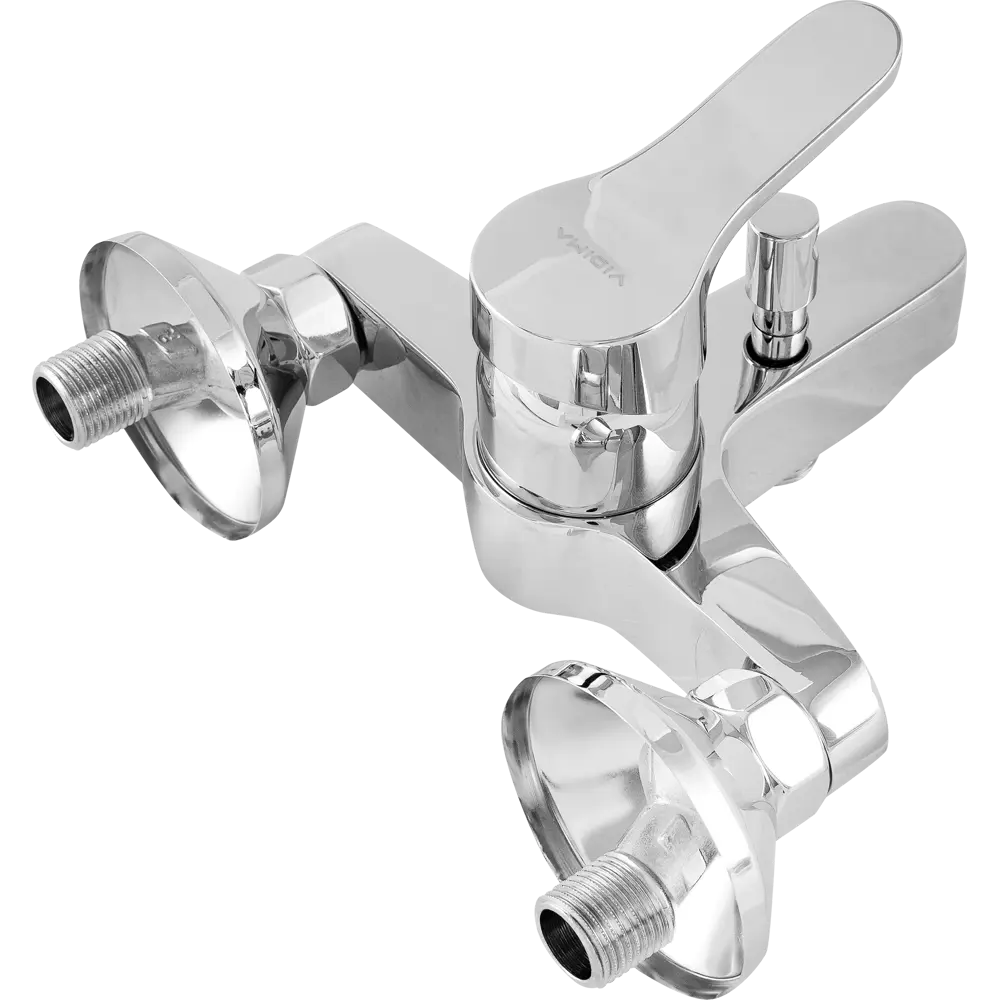 Смеситель для ванны и душа Vidima Luna BA383AA однорычажный цвет хром STLM-2167325 - Вид №1