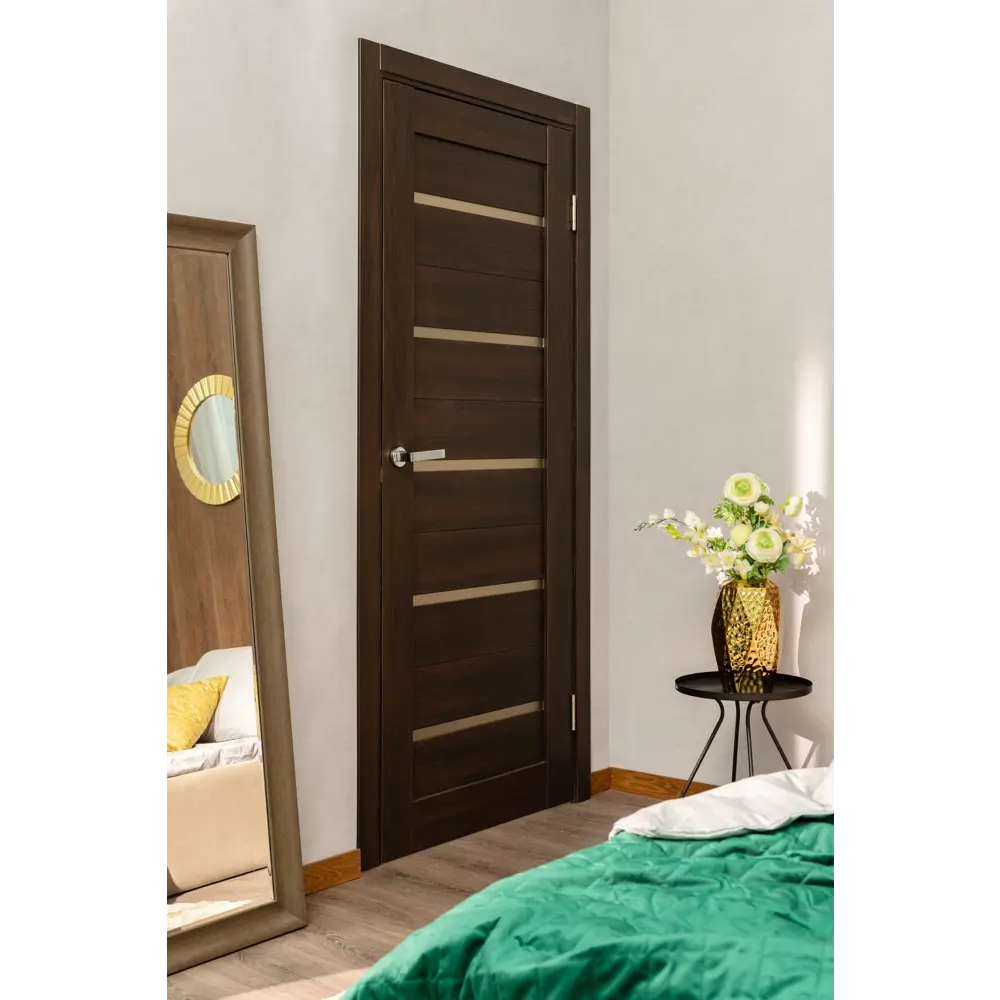 Комплект двери Artens Дукато глухая 80x200 см Hardflex цвет акация без доборов STLM-2088952 - Вид №1