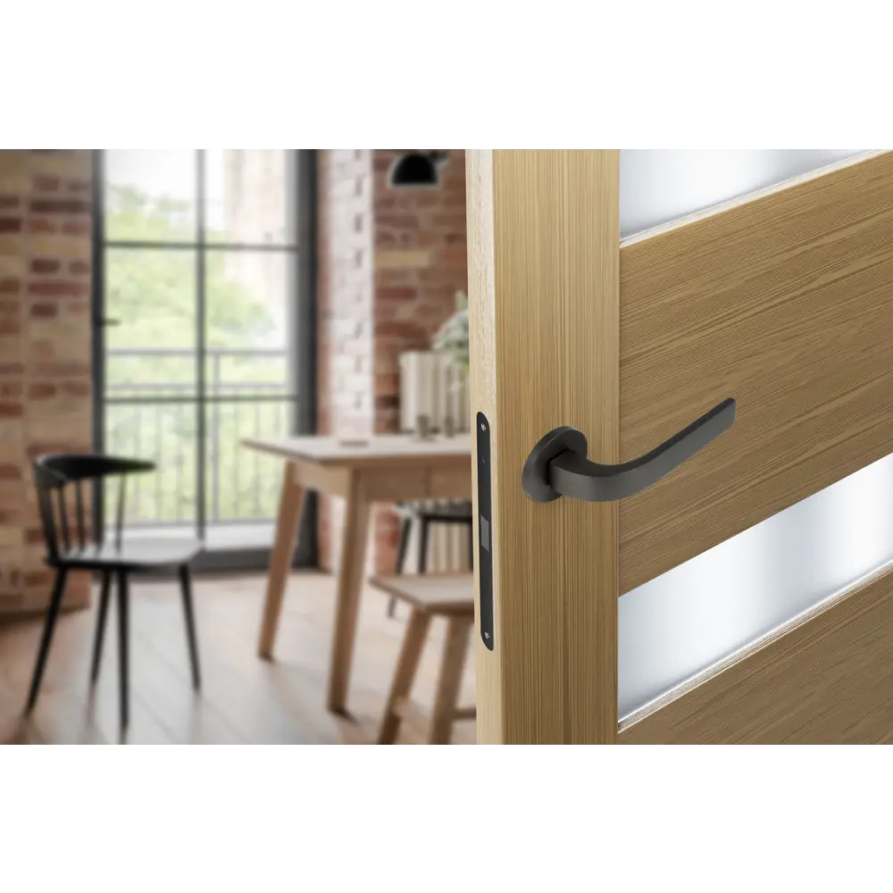 EDSON: Межкомнатные дверные ручки EDS-83H-R2 в цвете графит 85169322 STLM-0059365 - Вид №8