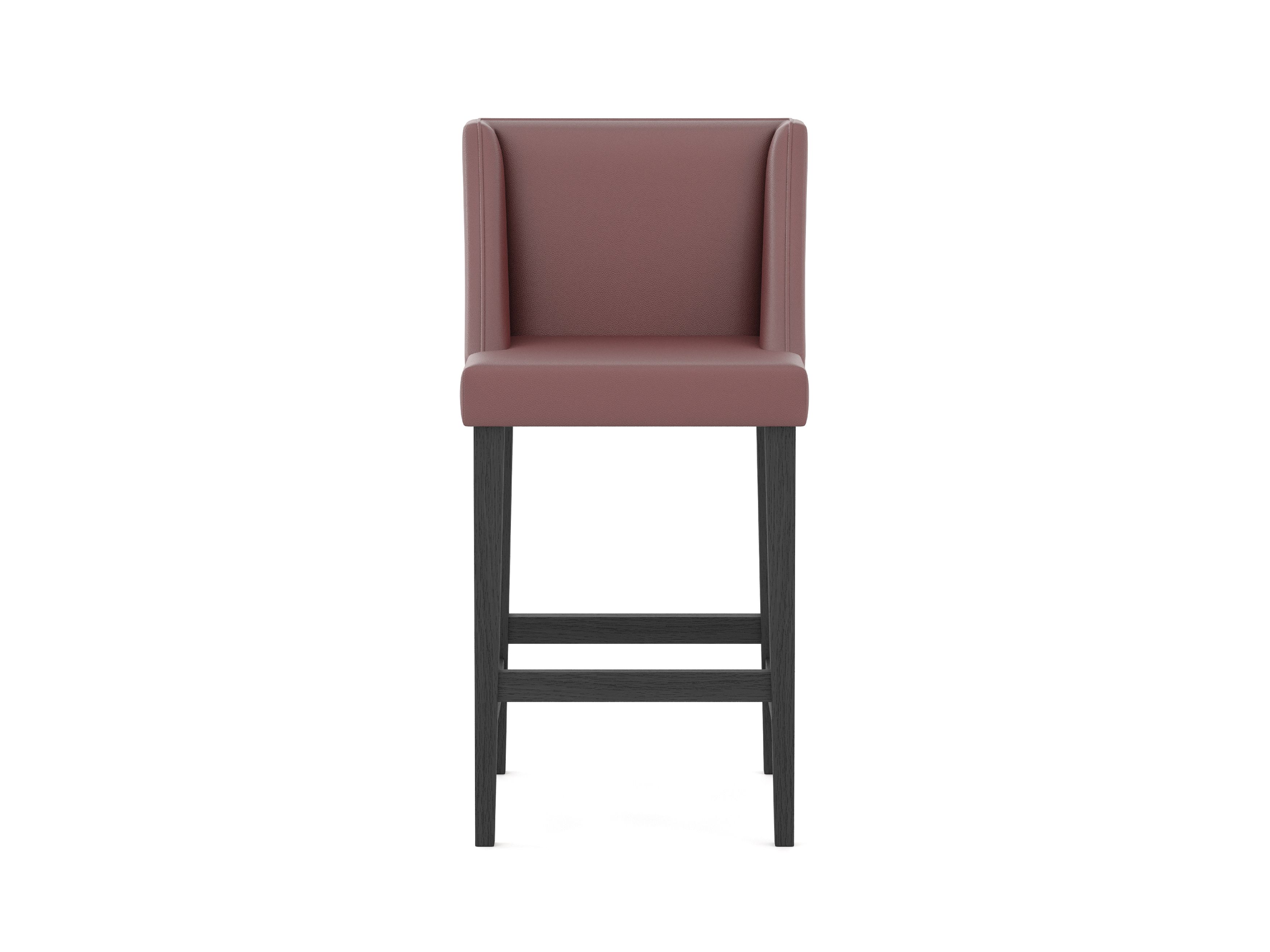 Высокий кожаный стул со спинкой Stylish Club ARCH-00073311 - Вид №1