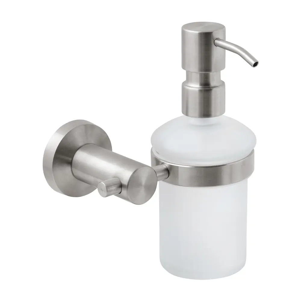Дозатор подвесной для жидкого мыла Force цвет хром WESS STLM-2160843
