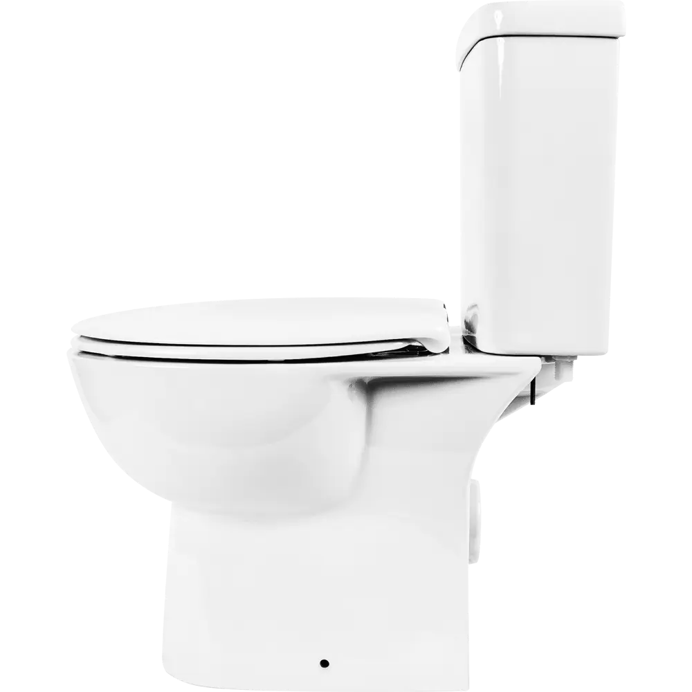 Унитаз-компакт Grohe Bau Ceramic 39604000 горизонтальный выпуск двойной слив STLM-2034342 - Вид №3