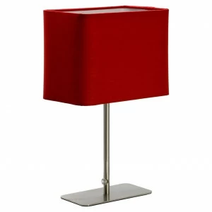 Настольная лампа Lussole Evans LSP-0546 LUSSOLE КЛАССИЧЕСКИЕ 221006 Красный;серебро;яркие