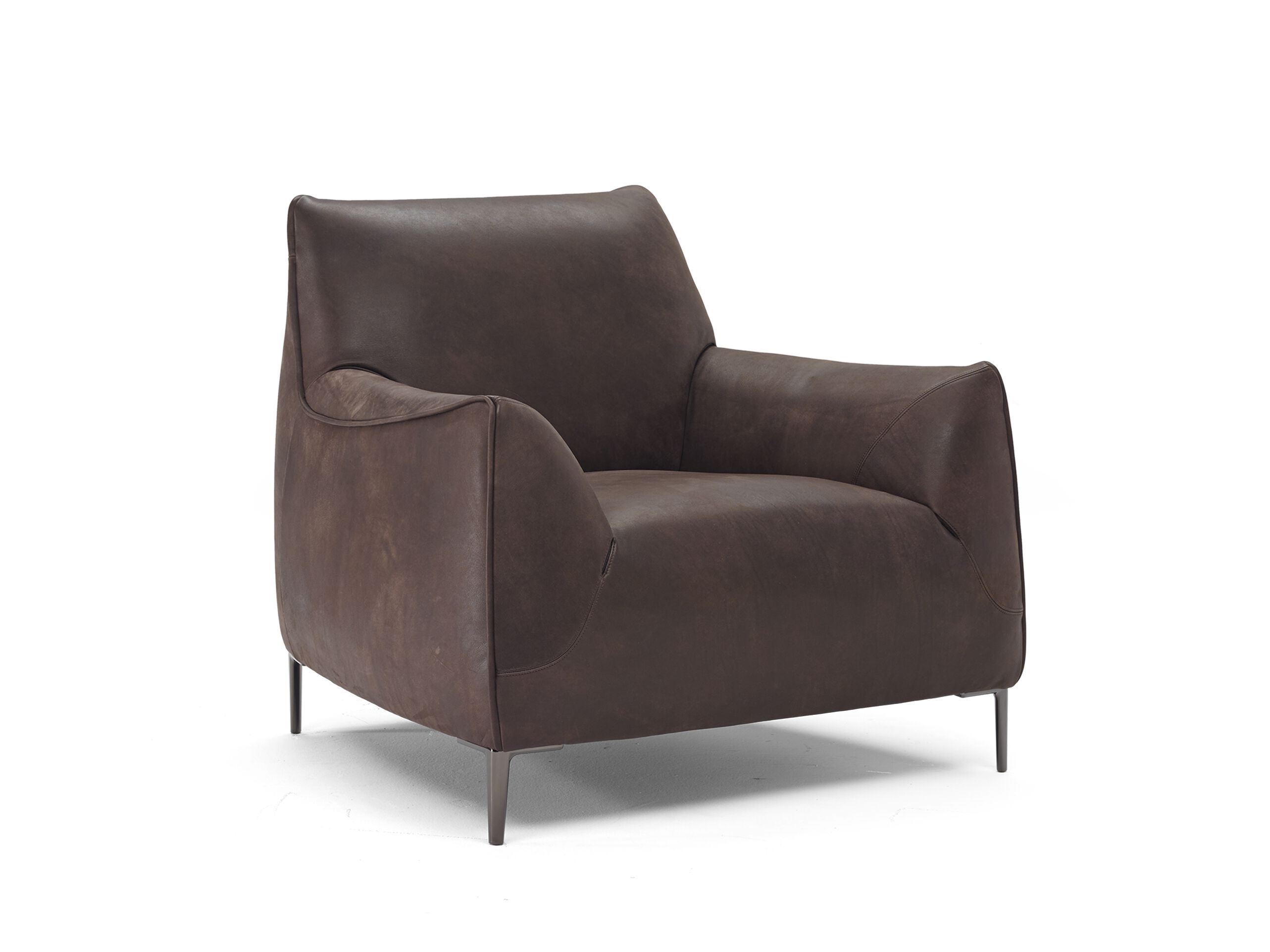 Кожаное кресло с подлокотниками Natuzzi Italia DOLLY ARCH-00047143 - Вид №4