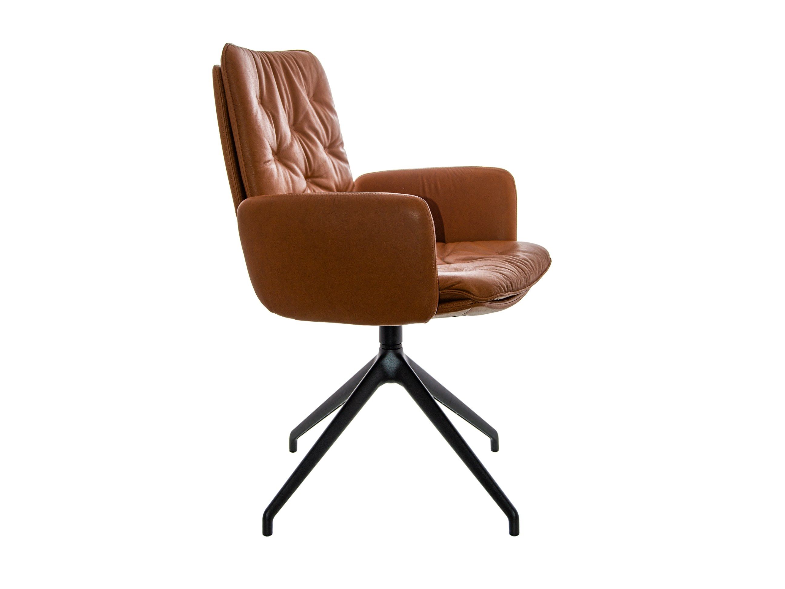 Мягкое вращающееся кресло с подлокотниками KFF Arva Stitch ARCH-00096538 - Вид №6