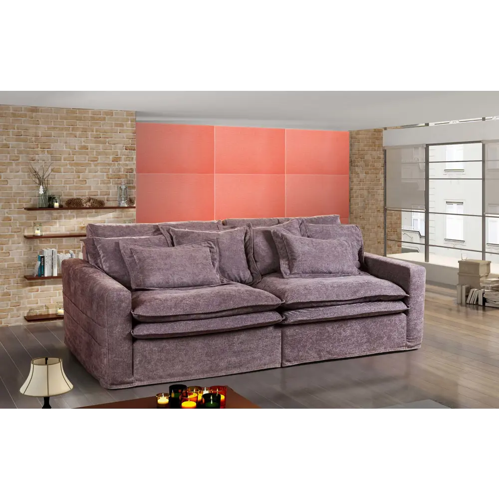 Панель полиэстеровая 9мм 600х400 мм цвет коралл РСП STLM-2042813 - Вид №5