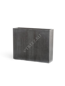 41.3317-02-009-GR-92/75 Кашпо  Effectory - серия Beton - Высокий Дивайдер - Тёмно-серый бетон Цветочная коллекция