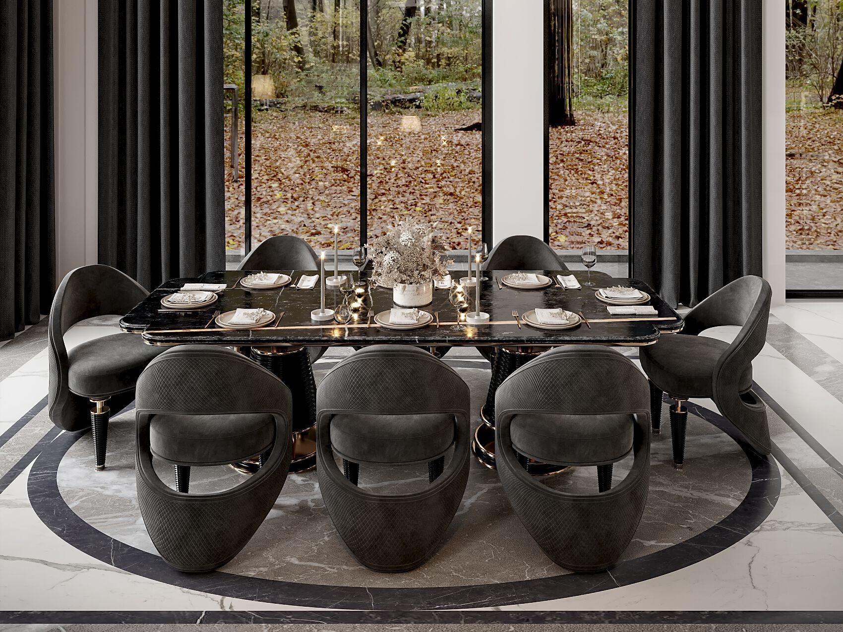 Мягкий тканевый стул с подлокотниками Zebrano Quintus ARCH-00151304 - Вид №2