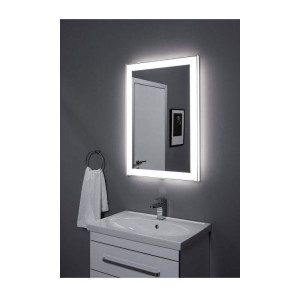 90800944 Зеркало для ванной 00196631 с подсветкой 45х95см Алассио STLM-0388071 AQUANET