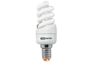 16061070 Энергосберегающая лампа КЛЛ-FSТ2-11 Вт-2700 К–Е14 КОМПАКТ 35х98 мм SQ0323-0174 TDM