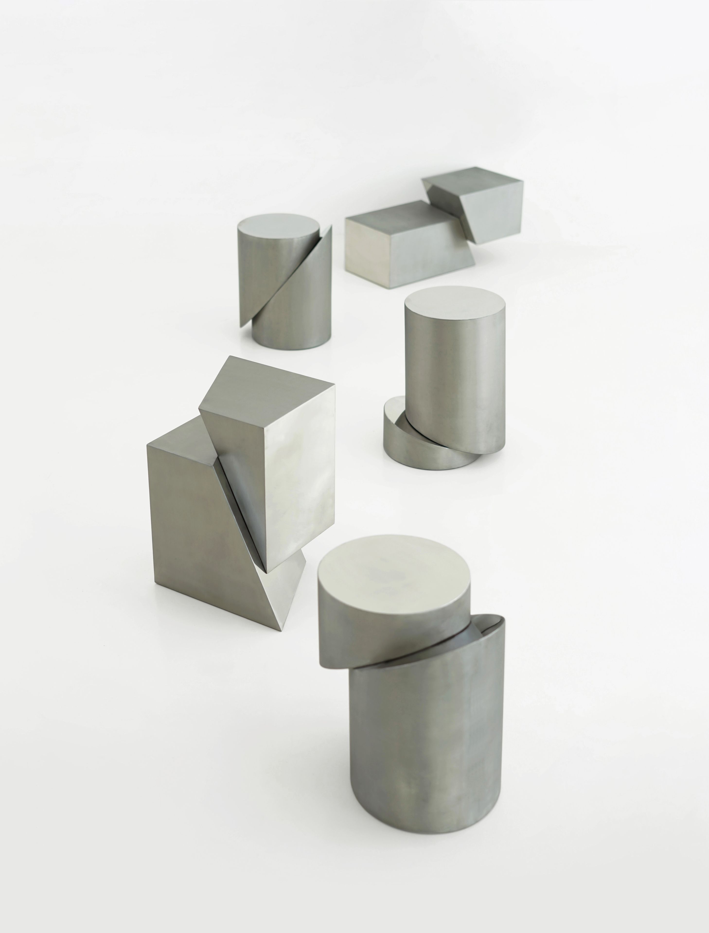 Низкий журнальный столик из нержавеющей стали Movimento Gallery SLICE ARCH-00120337 - Вид №3