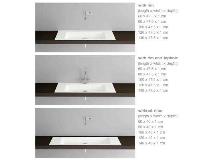 Прямоугольная раковина из эмалированной стали Bette BETTEAQUA ARCH-00110583 - Вид №4