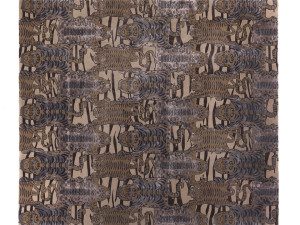 Бамбуковая шерсть и шелк квадратный узор ковер