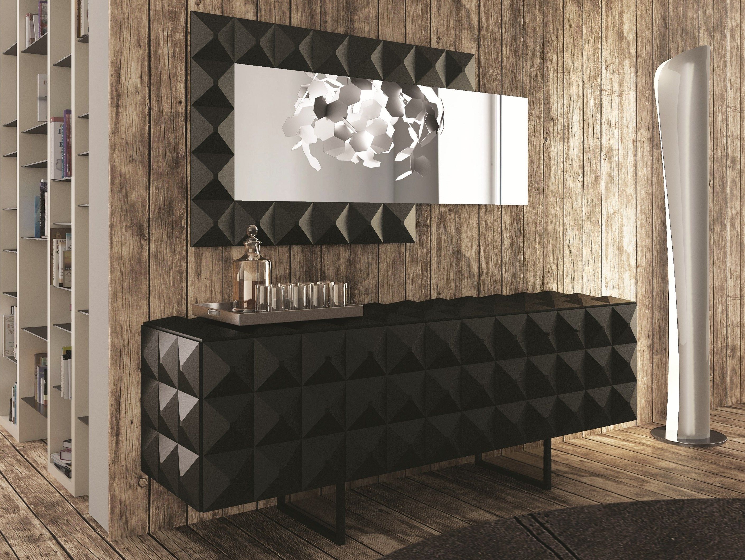 Прямоугольное настенное зеркало с рамкой ARKOF LABODESIGN Бел.Мир ARCH-00079398 - Вид №3