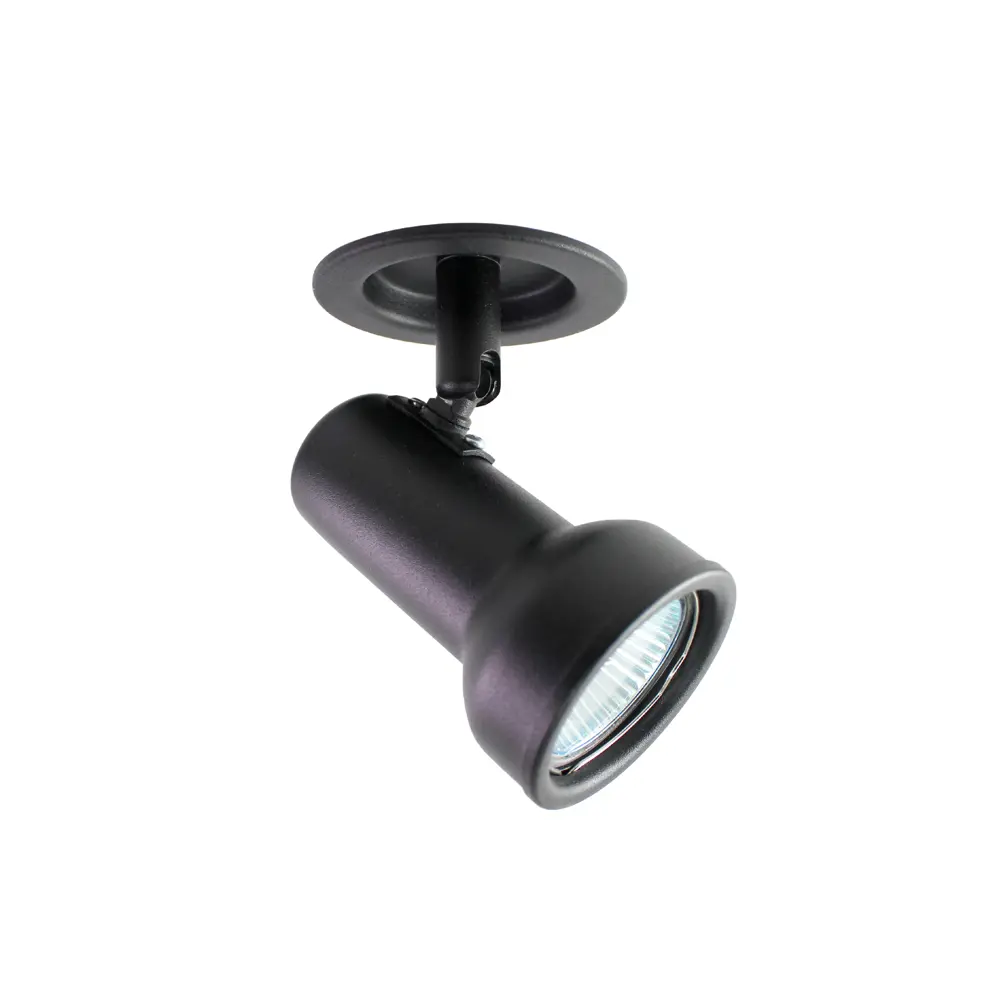 Спот поворотный встраиваемый E51, 1 лампа, 2 м², цвет чёрный СВЕТКОМПЛЕКТ STLM-2084204