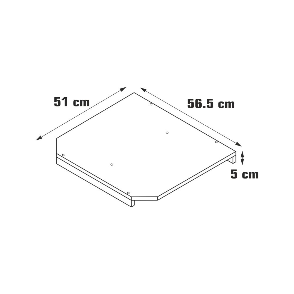 Подставка под встраиваемый холодильник, цвет белый DELINIA ID STLM-2065144 - Вид №1