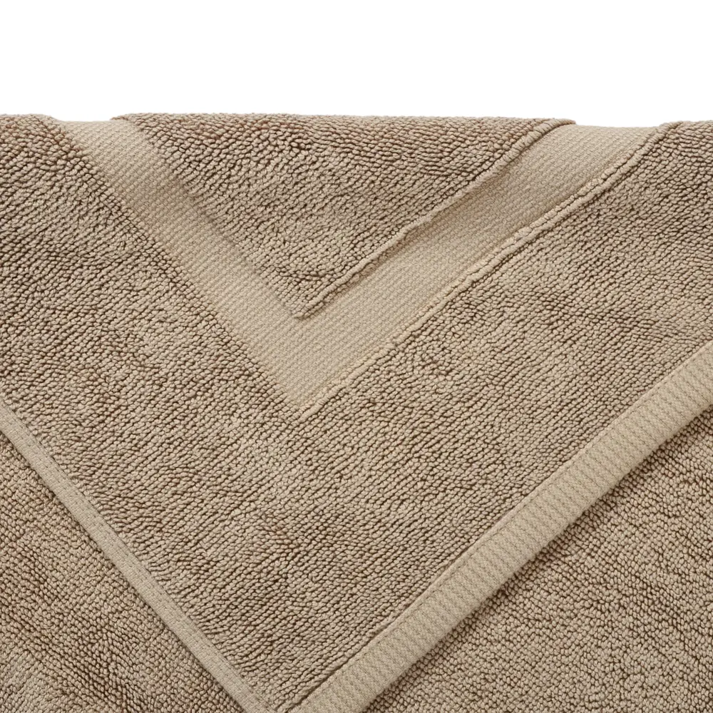 Коврик для ванной комнаты Sensea Terry 50x80 см цвет бежевый Без серии STLM-2135302 - Вид №1