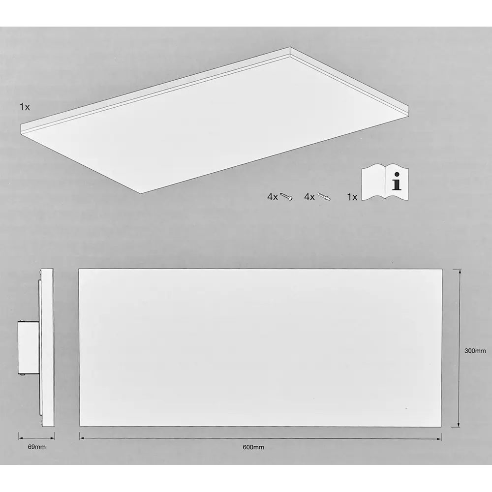 Безрамный накладной светильник WiFi 28 Вт IP20, 60X30 мм, 2100 Лм LEDVANCE STLM-2052110 - Вид №12