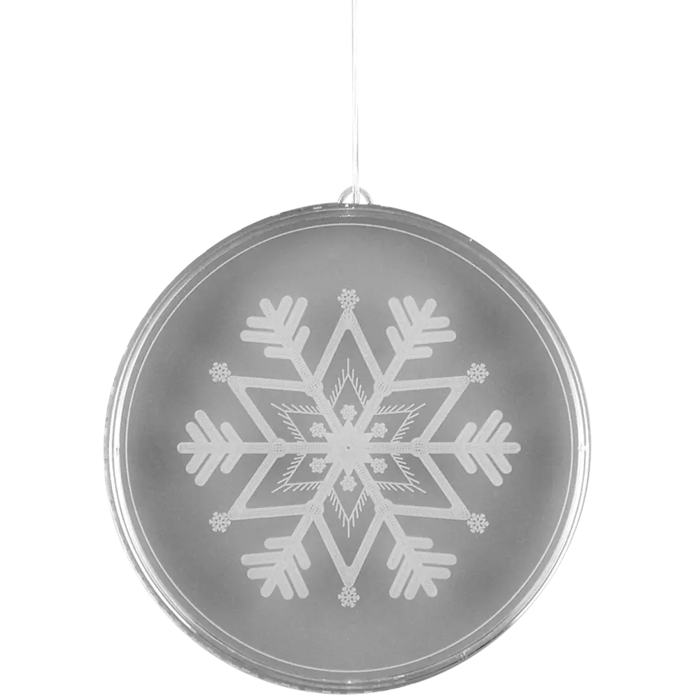 Светильник автономный "Snowflake 3D round" на батарейках, ? 22 см RITTER STLM-2212576 - Вид №1