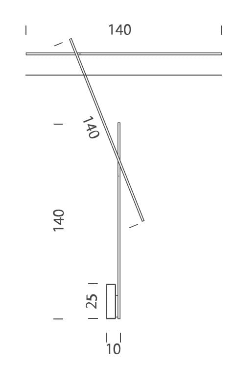 Алюминиевый светодиодный торшер NEMO FLAMINGO ARCH-00069948 - Вид №3