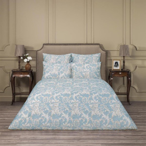 Комплект постельного белья Толедо двуспальный хлопок синий CLASSIC BY T