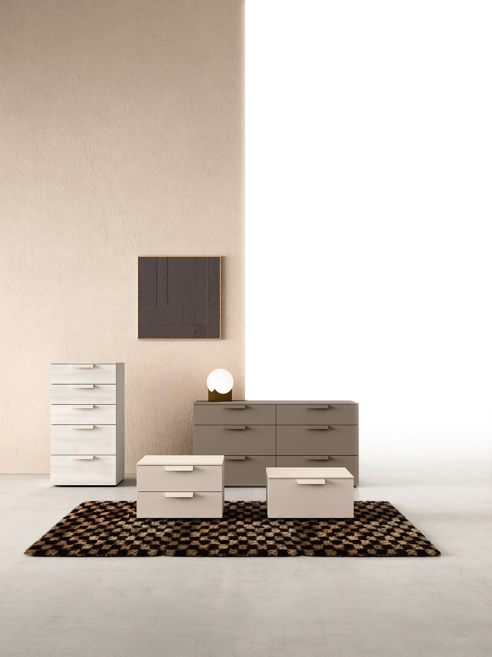 Тумбочка с ящиками Zalf растр ARCH-00147761 - Вид №1