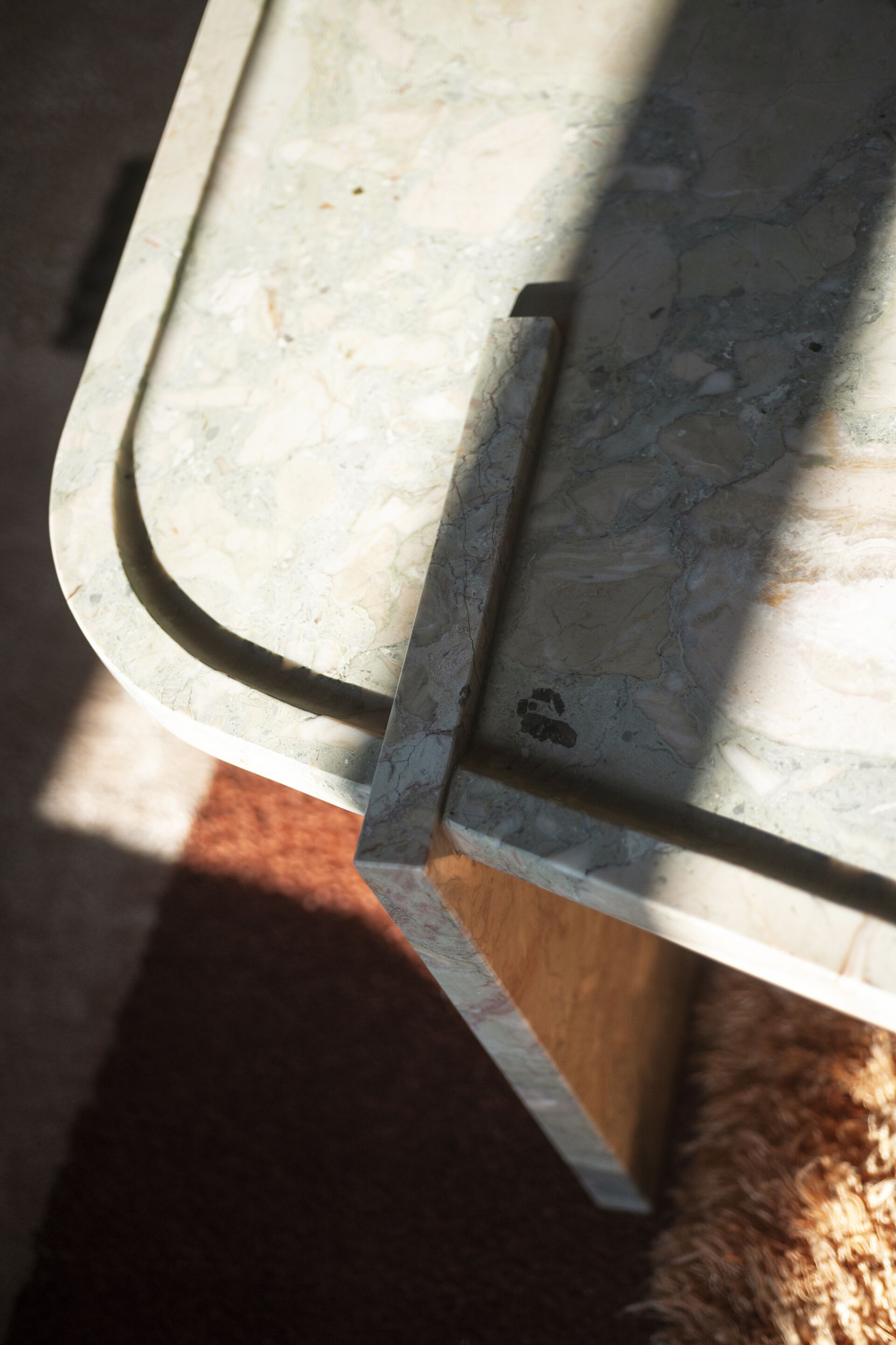 Мраморный журнальный столик для гостиной Baxter шерсть ARCH-00117541 - Вид №3