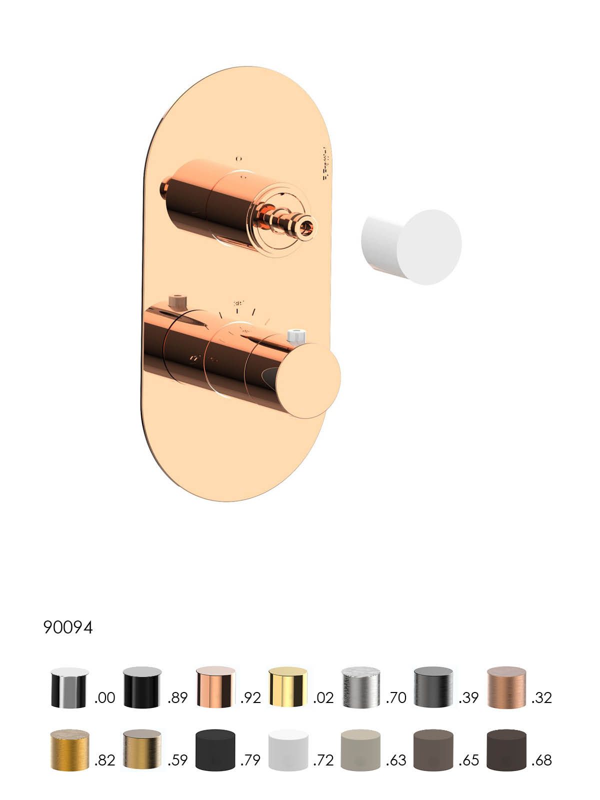 Встраиваемый термостатический смеситель для душа Rubinetterie Frattini ARCH-00032233 - Вид №10