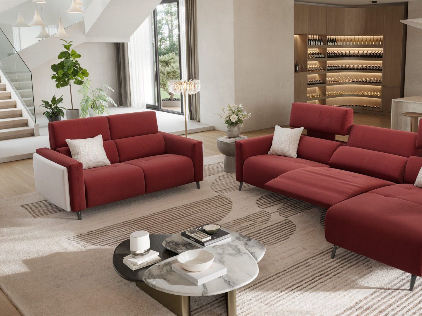 2-местный тканевый диван Sofanella Avella ARCH-00146131 - Вид №6