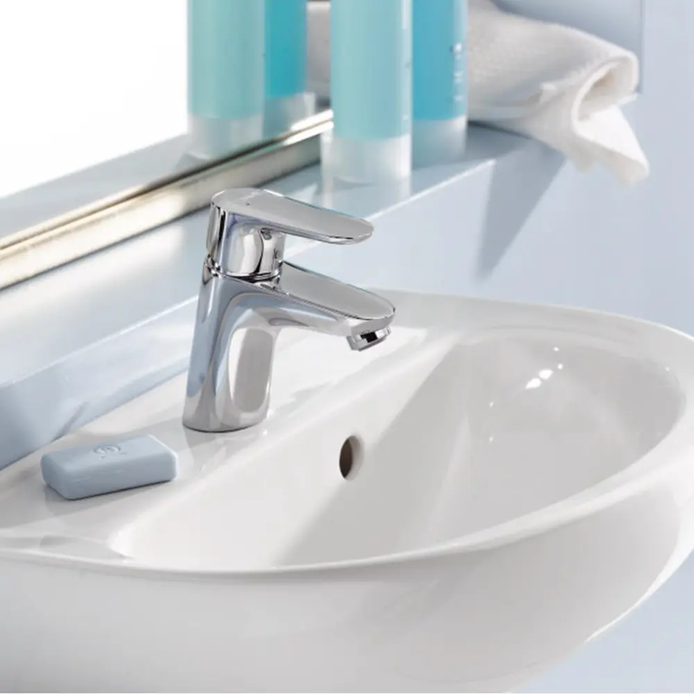 Смеситель для раковины Hansgrohe Ecos однорычажный цвет хром STLM-2108903 - Вид №6