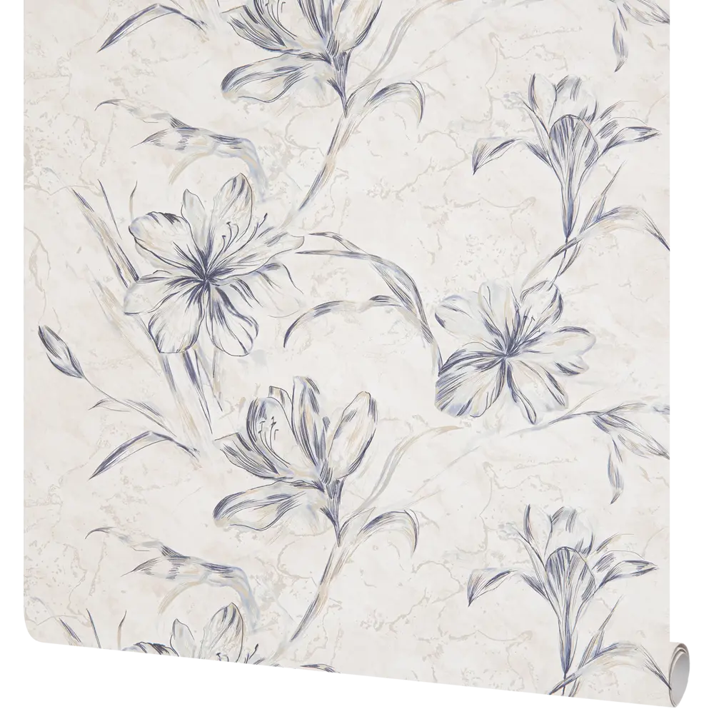 Обои флизелиновые Victoria Stenova Lili белые 1.06 м VS 281114 STLM-2094842