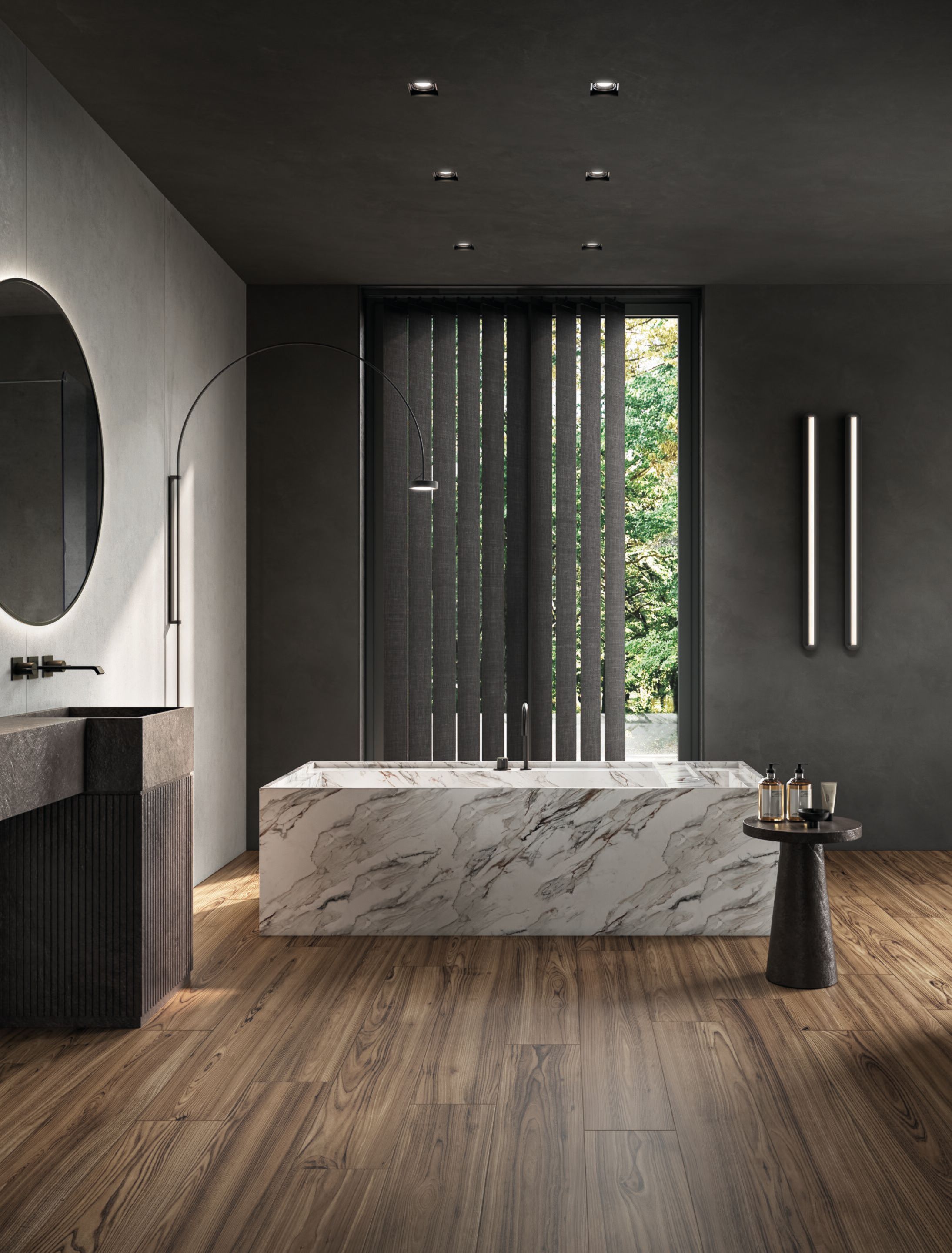 Пол/облицовка из керамогранита с эффектом древесины LaFaenza YAKISUGI ARCH-00062400 - Вид №3