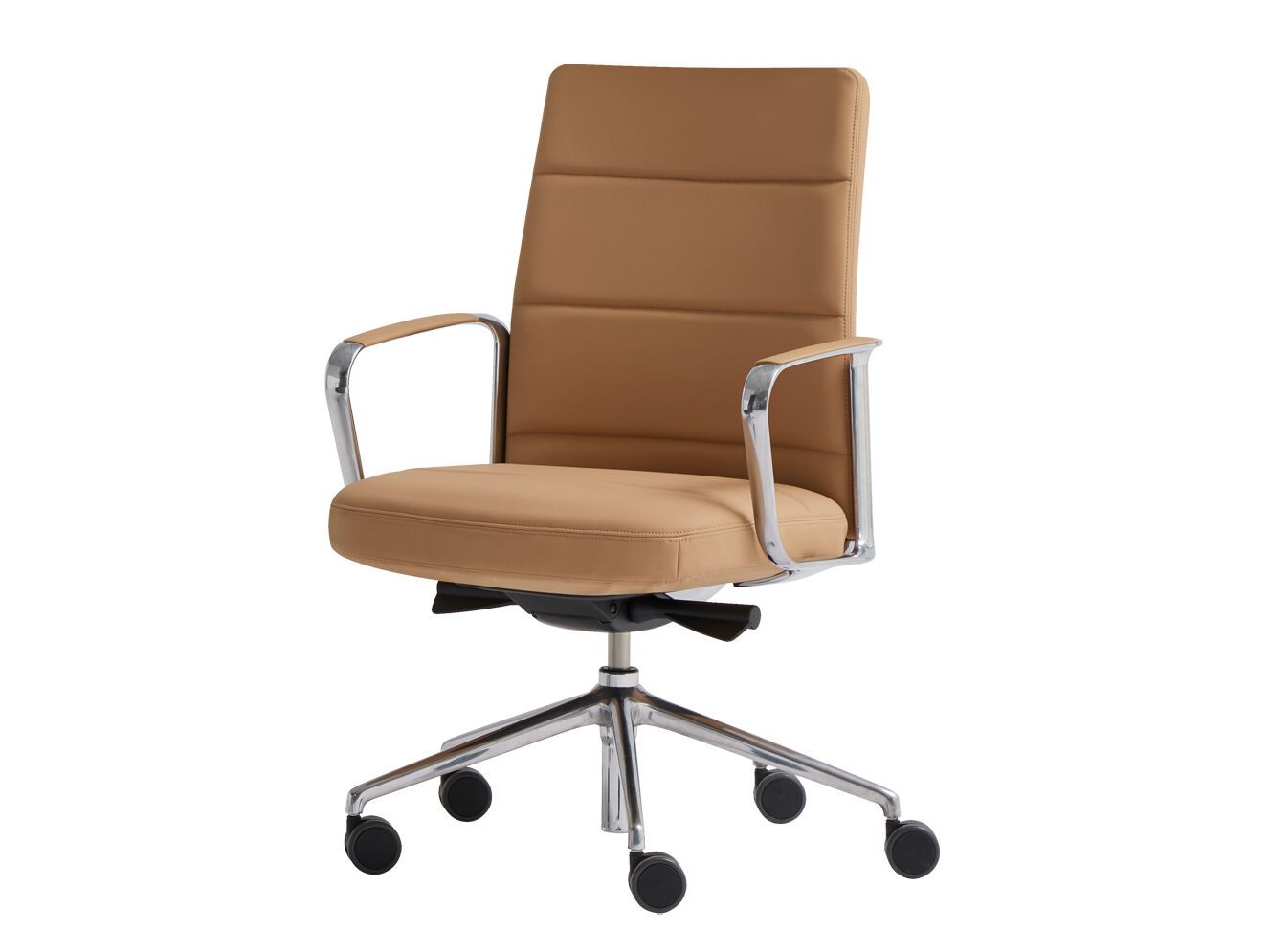 Кожаное вращающееся офисное кресло с регулируемой высотой и колесами INCLASS ZenPro ARCH-00004653