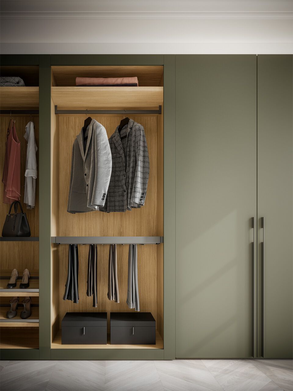 Деревянная секционная гардеробная Santalucia Mobili BOLD ARCH-00148722 - Вид №2