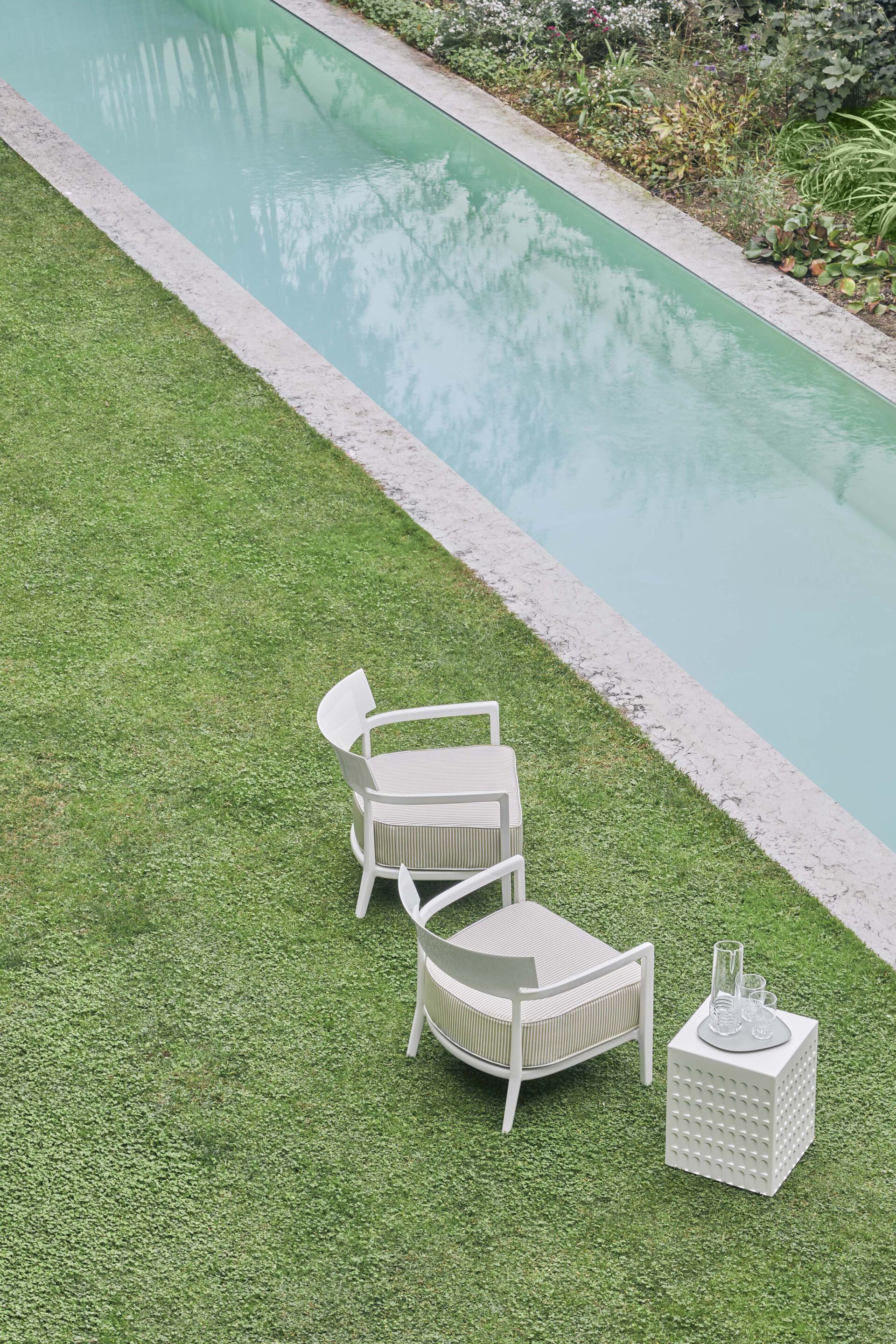 Съемное садовое кресло из поликарбоната и ткани с подлокотниками Kartell CARA ARCH-00047207 - Вид №4