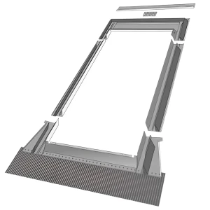 Оклад для окна Fakro EZV для FTP (CH) 114x140 см коричневый