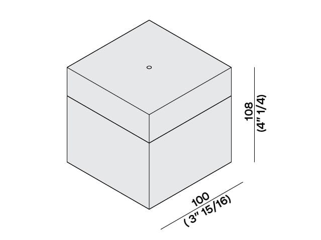 Мраморный контейнер LUCE DI CARRARA элемент ARCH-00089081 - Вид №1